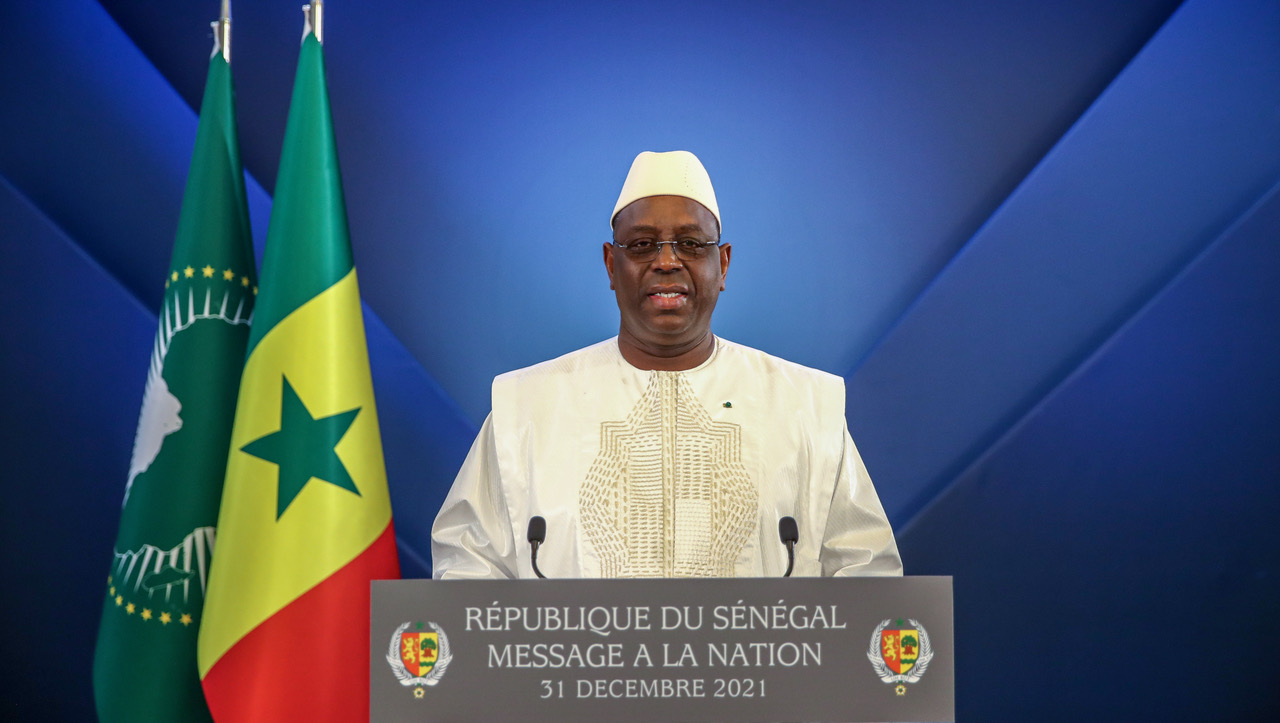 MACKY SALL LORS DE SON DISCOURS A LA NATION DU NOUVEL AN:  «En démocratie, une élection ne doit pas être source de violence… Allons aux élections dans le calme et la sérénité»