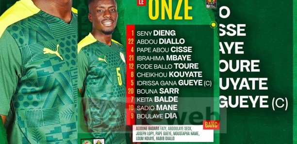 [CAN 2021] Sénégal-Zimbabwe : Le onze des Lions avec des changements