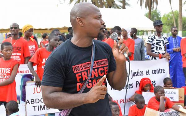 Sit-in des activistes et autres membres de la société civile autorisé