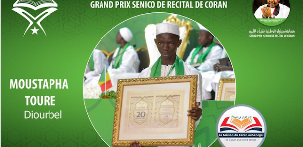 CEREMONIE DE REMISE DE PRIX DE RECITAL DU CORAN :Moustapha Touré de Diourbel, lauréat de la finale du Grand Prix Senico