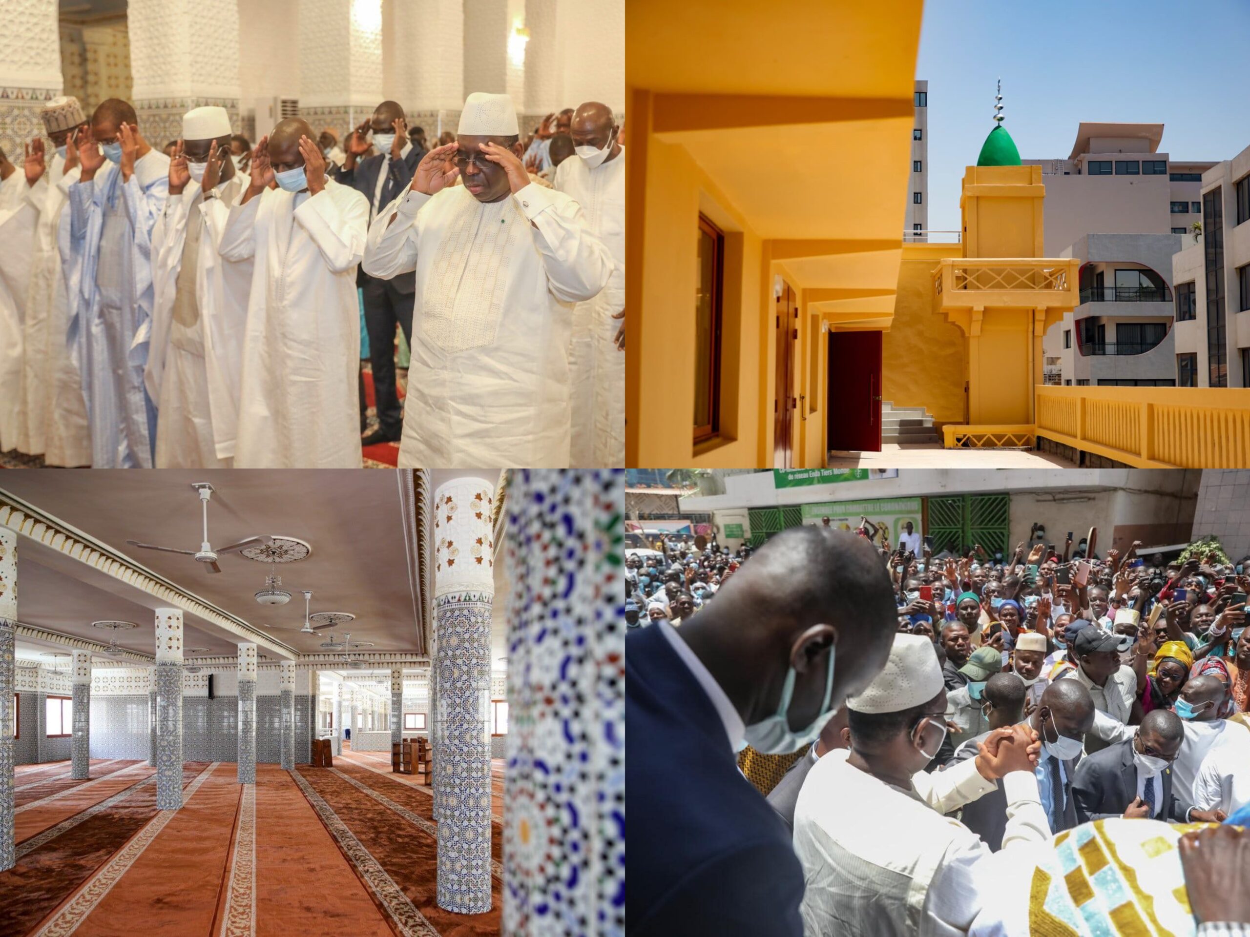 Standing-ovation pour Macky à la Mosquée Blanchot