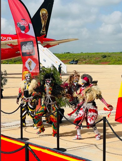 Le trophée de la coupe du monde est au Sénégal