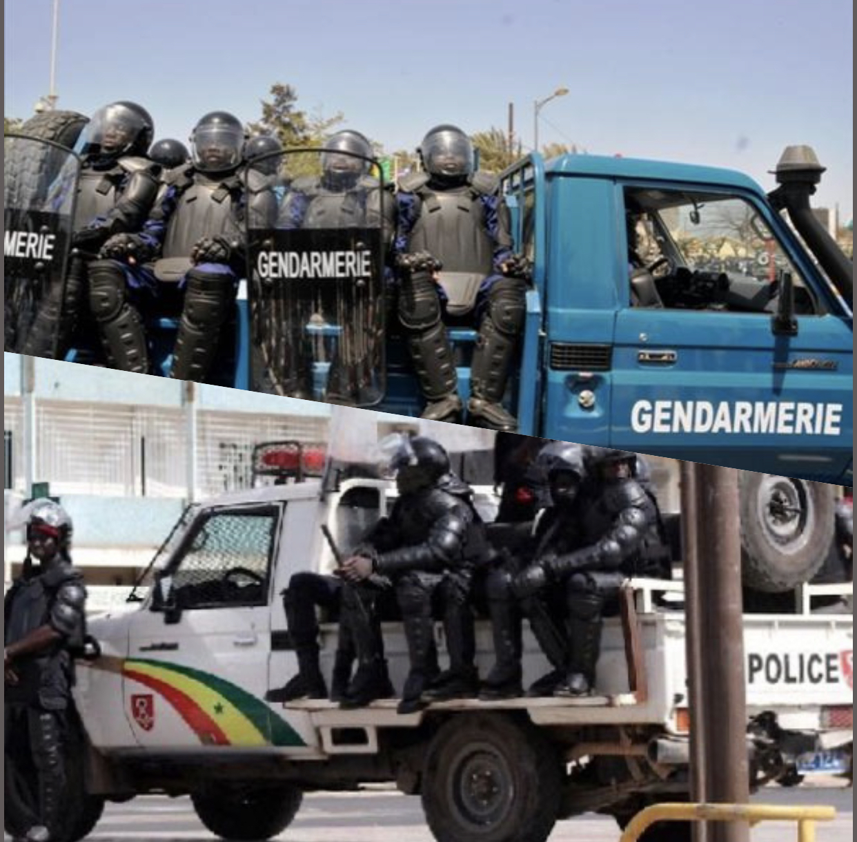 Opération de sécurisation police-gendarmerie