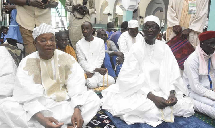 Amadou Bâ a prié vendredi à Médina Gounass