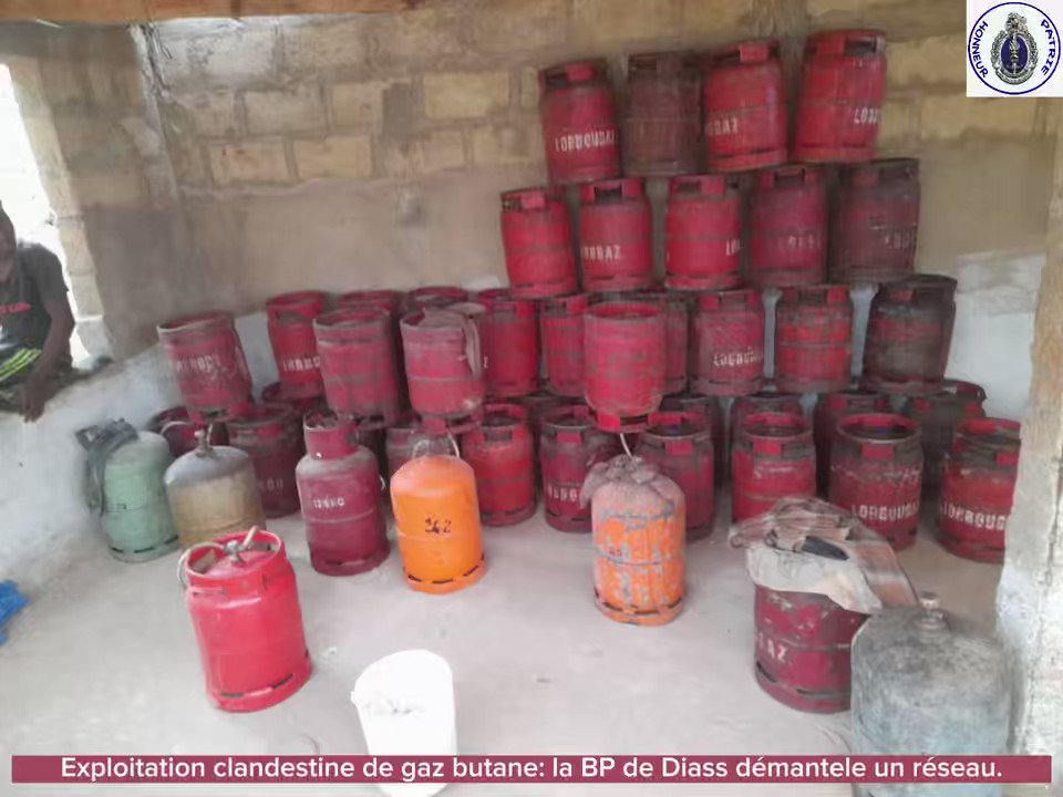 Exploitation clandestine de gaz butane