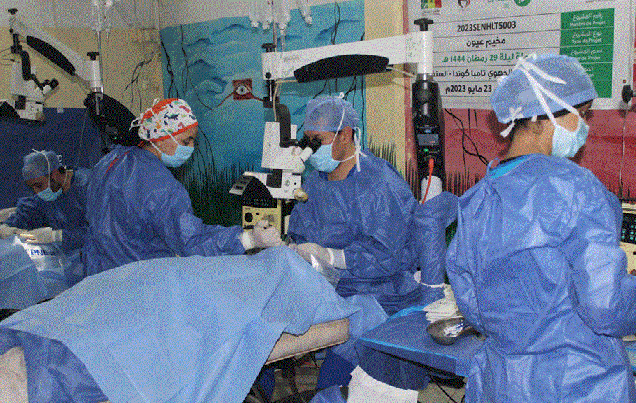 CAMP GRATUIT DE LA CHIRURGIE A SICAP MBAO : La cataracte serait la première cause de cécité dans le pays