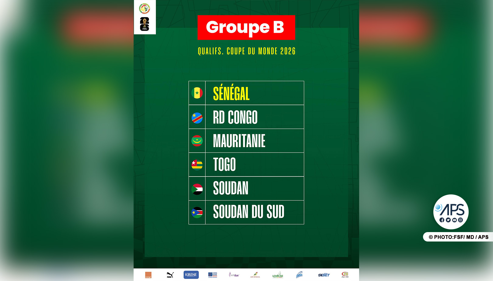 GROUPE B DES ÉLIMINATOIRES DE LA COUPE DU MONDE 2026 : La RDC bat le Togo et conserve sa 3e place