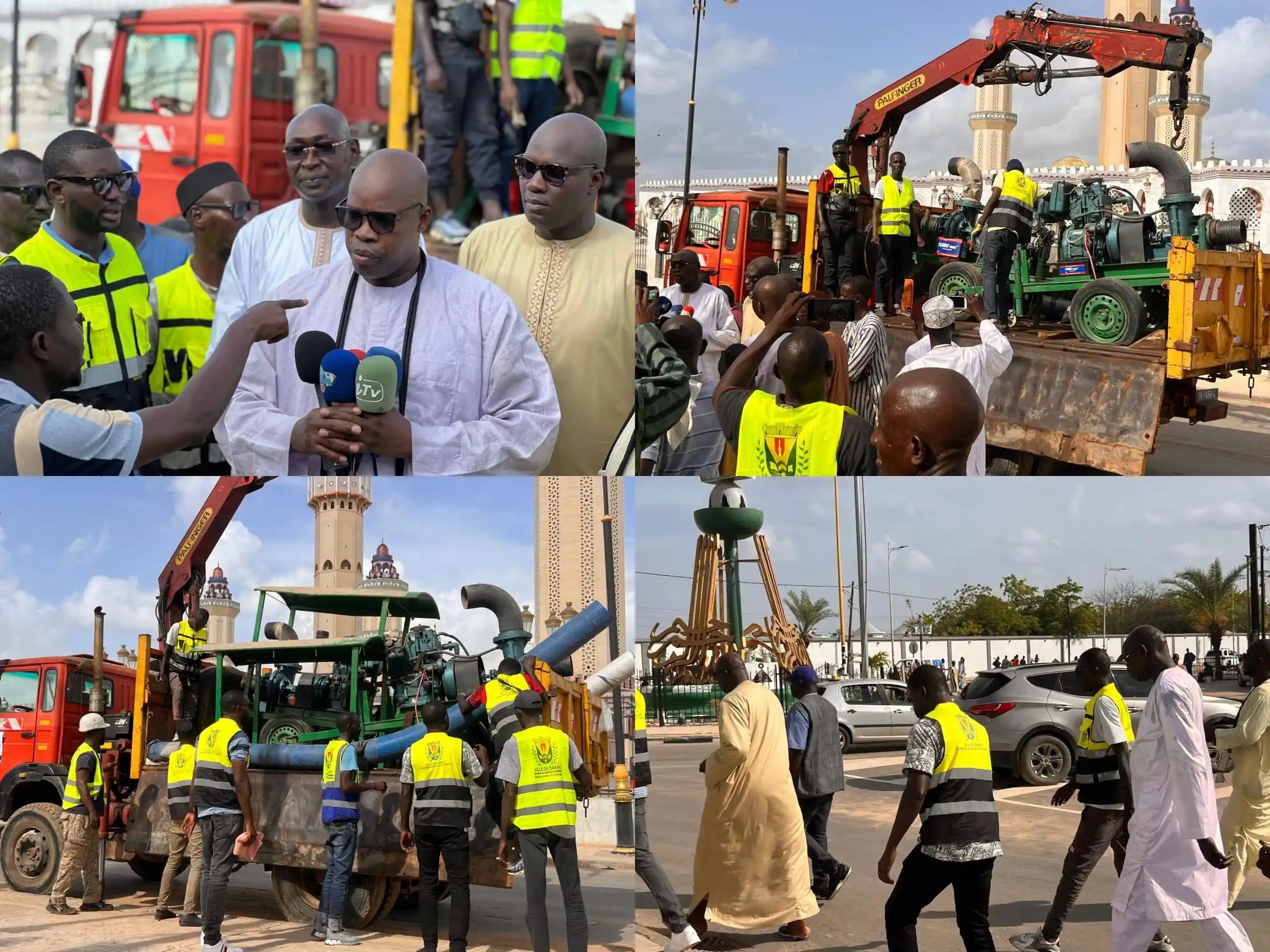 FACE AUX INONDATIONS : Le maire de Dakar, Barthélemy Dias, vient en aide aux populations sinistrées de Touba