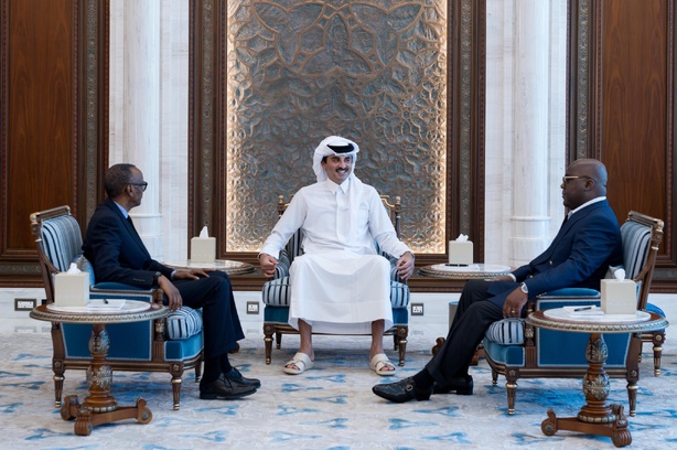 Guerre à l'Est de la RDC : Félix Tshisekedi et Paul Kagame se sont rencontrés à Doha