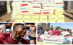 Vidéo/ L’international de foot Habib Diallo offre du riz et de l’huile à 300 familles de Gouye Sombel et environs à Thiès