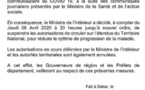 Urgent: Les autorisations de circuler révoquées (officiel)