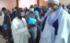 Monseigneur André Gueye évêque de Thiès et Ahmed Saloum Dieng, Président Forum Islamique pour la Paix, porte-étendards du dialogue islamo-chrétien à Thiès.