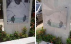 [Photos] Allées Serigne Babacar Sy : La stèle du 1er khalife d’El Hadj Malick Sy profanée