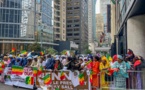 SEJOUR DU PRESIDENT MACKY SALL A NEW YORK Benno étouffe la manifestation de l’opposition et enchaine avec un méga meeting en plein Manhattan