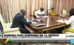 Le Burkina suspendu de la Cedeao