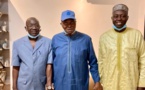 Corniche Ouest : Première image de Me Abdoulaye Wade recevant les membres de la coalition Wallu.