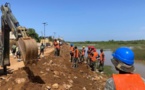 Podor : La digue de protection lâche, l'eau envahit des maisons