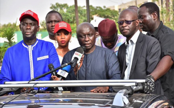 PRESIDENTIELLE 2019: Gakou et sa coalition choisissent Idy et appellent à un «soutien massif et victorieux» pour lui